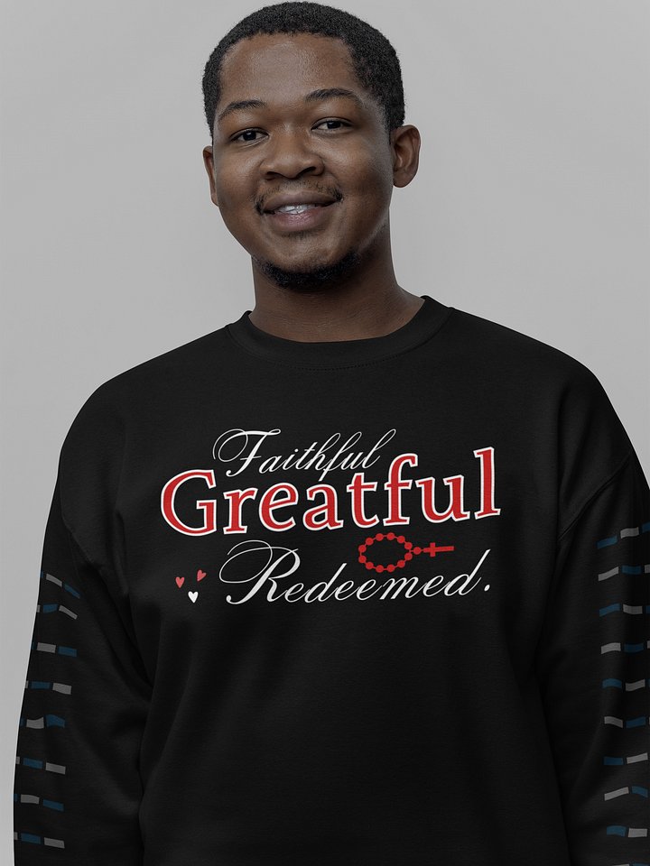 Faithful, Grateful , Redeemed Christian Faith, Heritage Sweater product image (1)