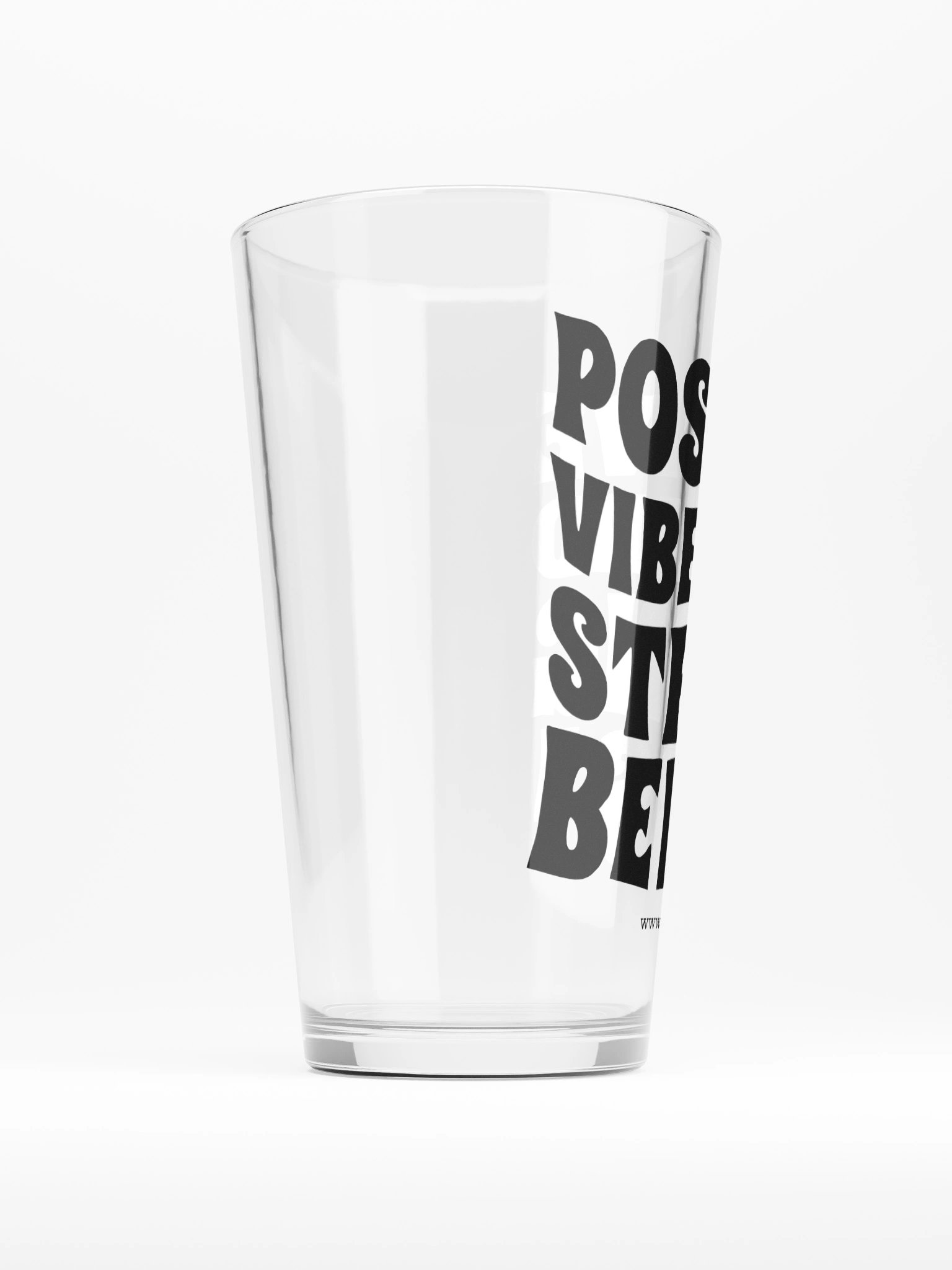 Positive Vibes and Strong Beers Pint Glass product image (4)