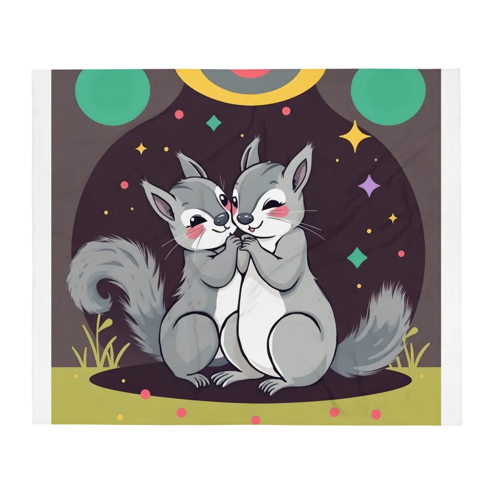 squirrel love blanket product image (2)