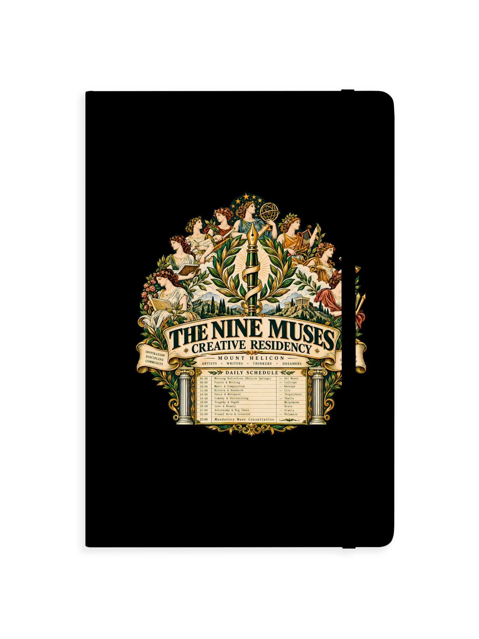 The Nine Muses Creative Residency Notebook product image (3)