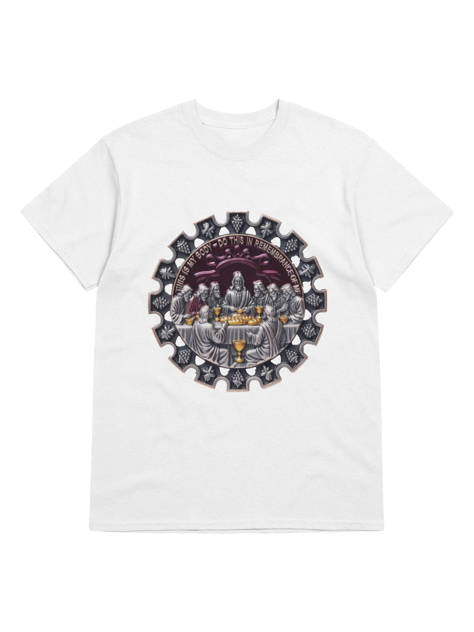 Apostolic Communion T Shirt, Grace and Mercy Ritual Shirt, Sophisticated Faith Gift product image (5)