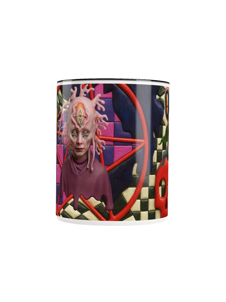 👻 Creepy Halloween Mug – Spooky Surreal Character Design 👻 product image (2)