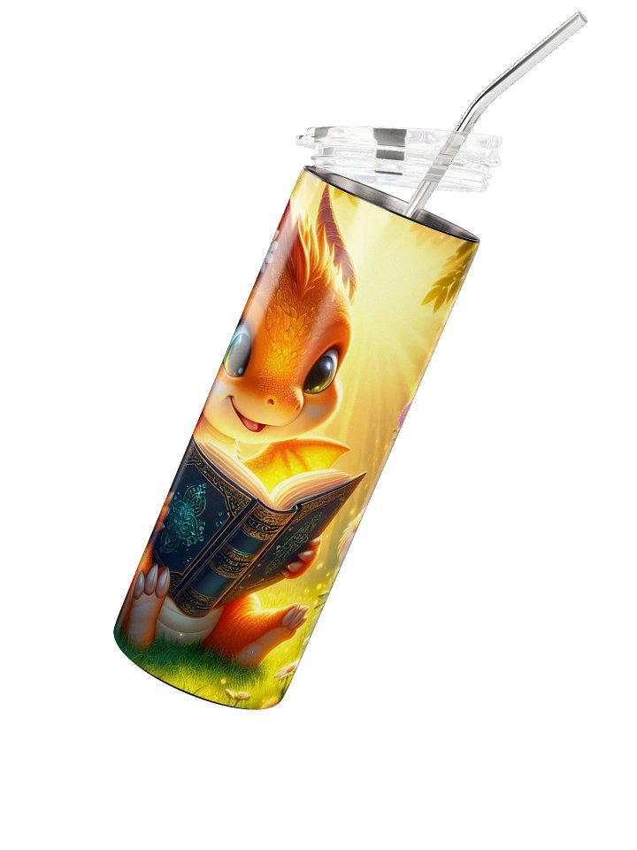 Not for Bookworms - Book Dragons Only (Gold) 20 oz. Tumbler product image (3)
