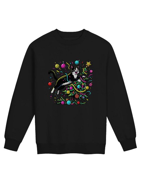 Tree Toppler Cat Crewneck