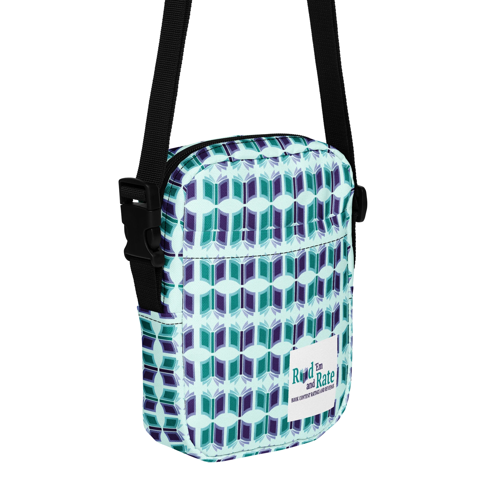 Crossbody Bag (Light Teal Background) product image (3)