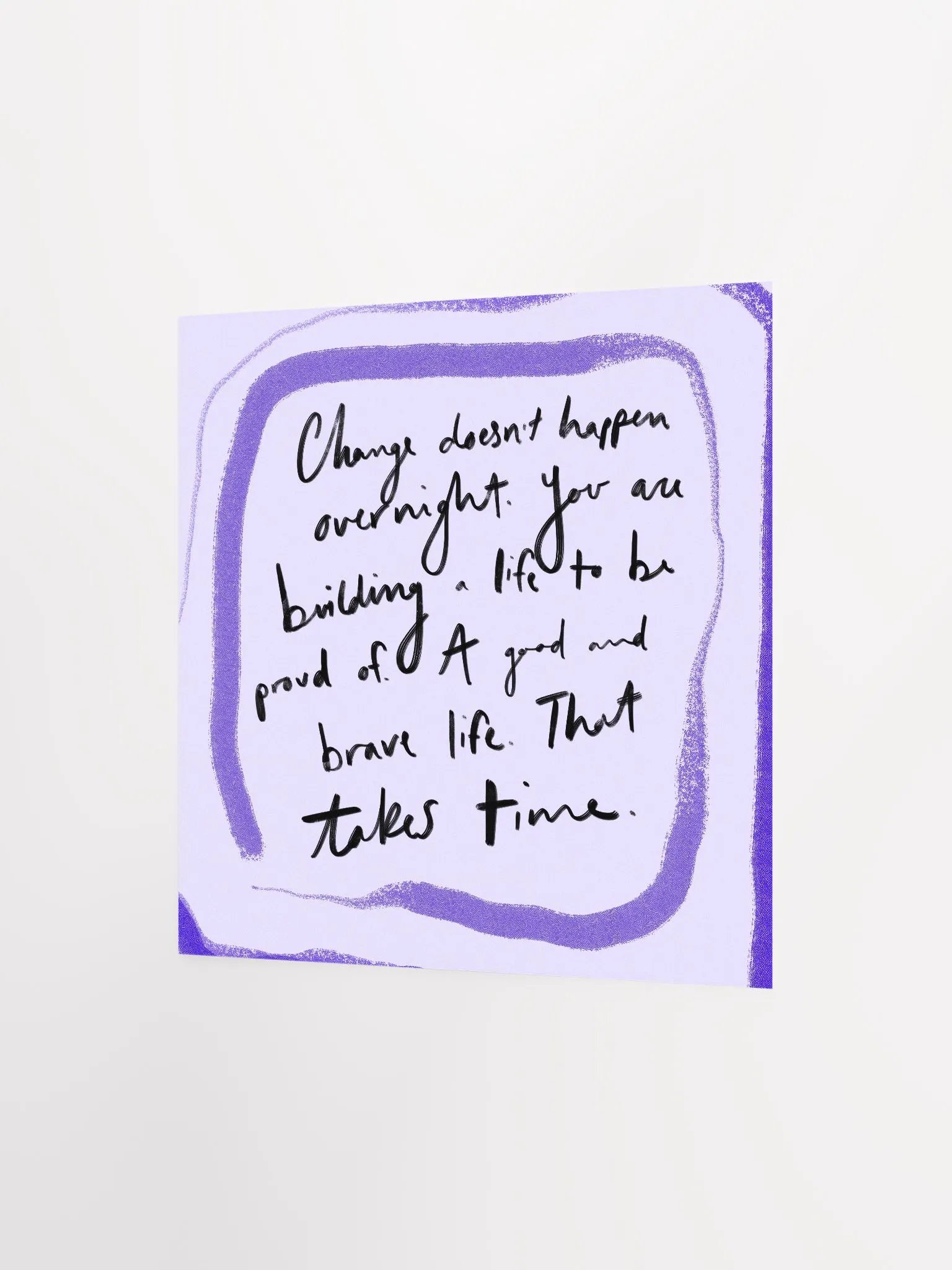 Change Takes Time Art Print product image (7)