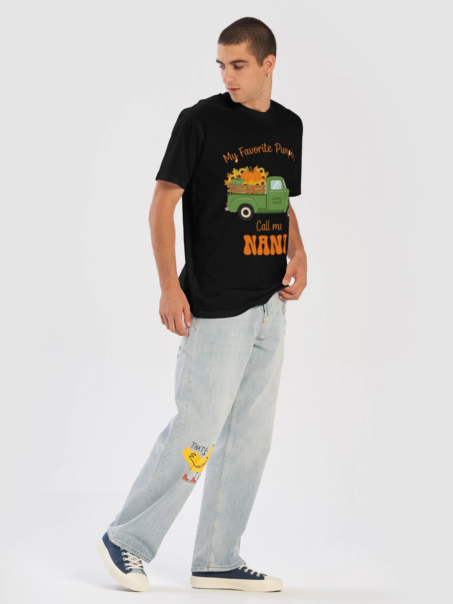 My Favorite Pumpkins Call Me Nana Funny Family T-Shirt product image (49)