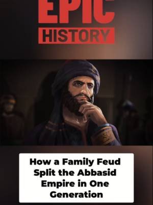 How one family fueled a split in the Abbasid empire—fast. One generation later, loyalty, leadership, and the caliphate itself are torn apart. watch the full video at Epic History. #Abbasid #HarunAlRashid #AlMaMun #AlAmin #IslamicHistory #HistoryTok