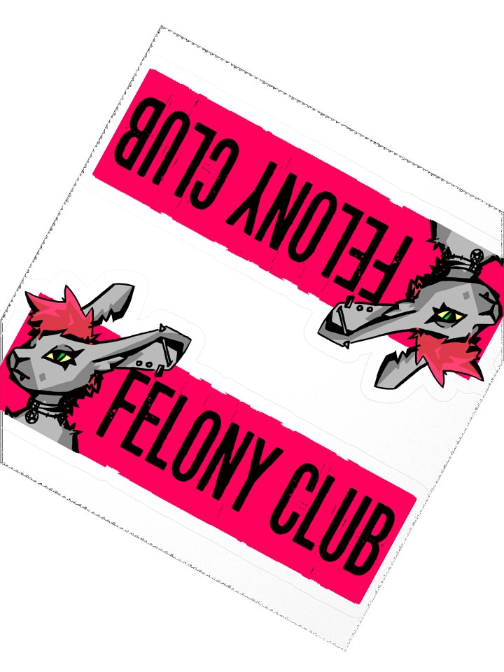 FELONY CLUB STICKERS product image (2)