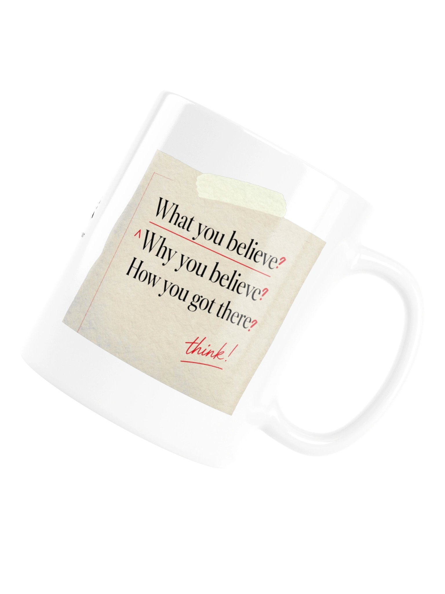 What Why How Think Mug product image (16)