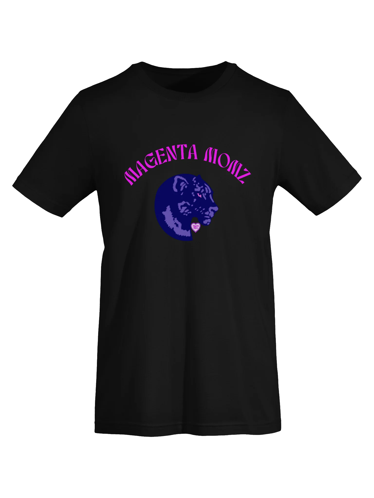MAGENTA MOMZ UNISEX PANTHER HEAD TEE - SLIM product image (5)