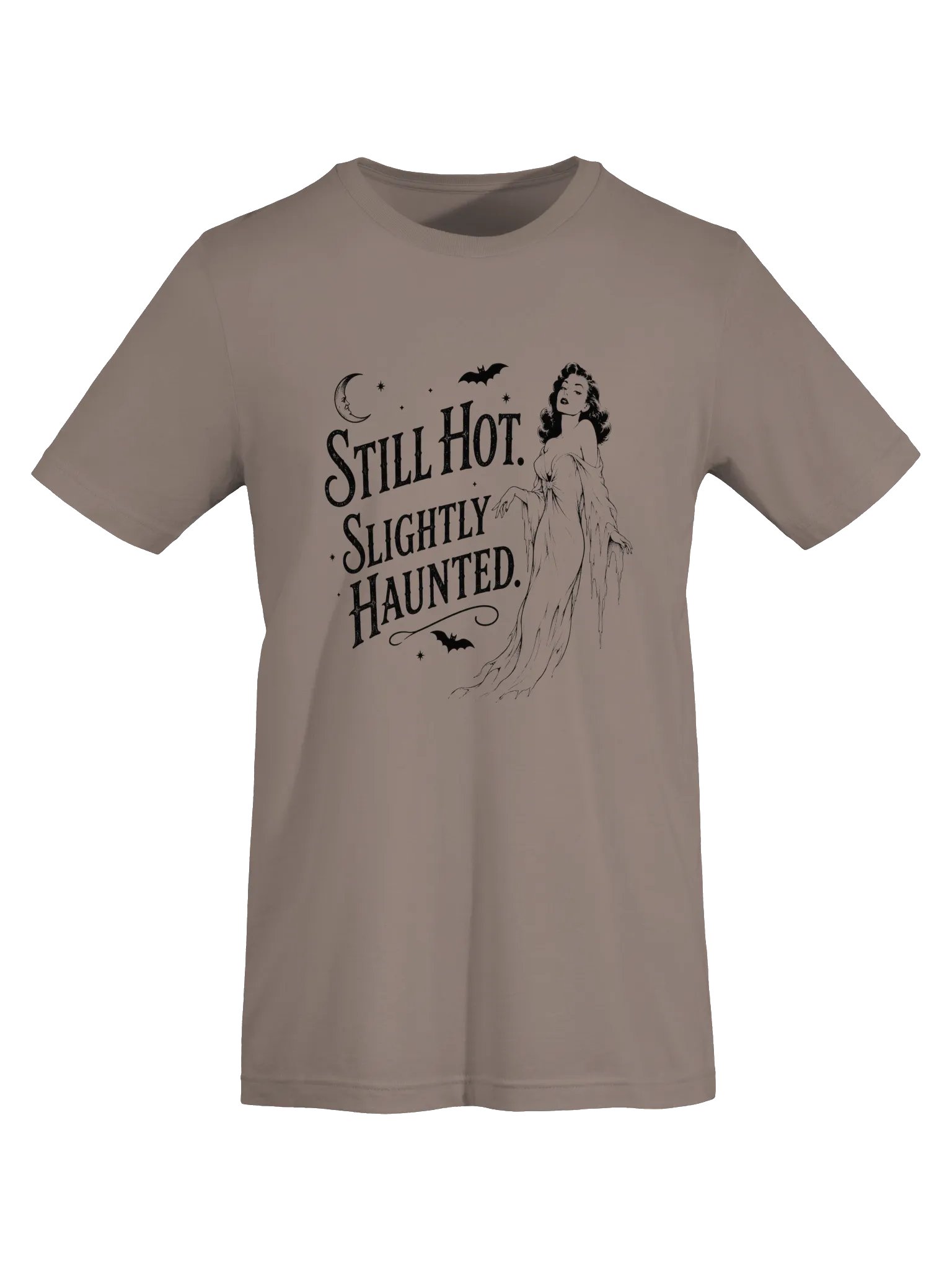 Still Hot. Slightly Haunted. | Vintage Halloween Tee product image (5)