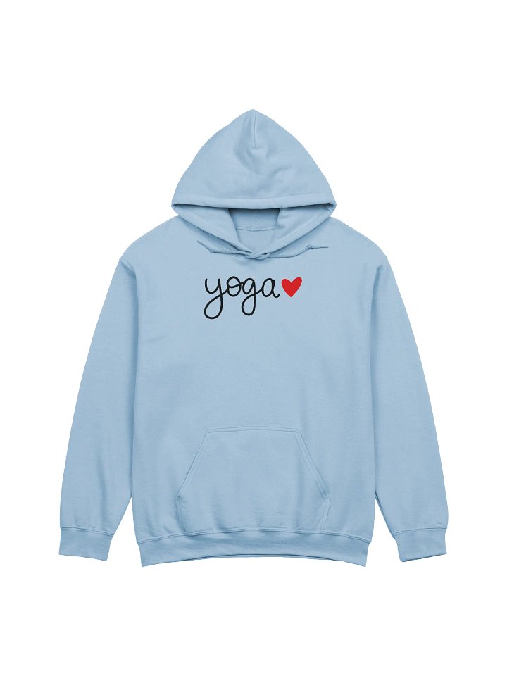 Yoga Heart Hoodie - Cozy Wear for Yoga Aficionados product image (1)