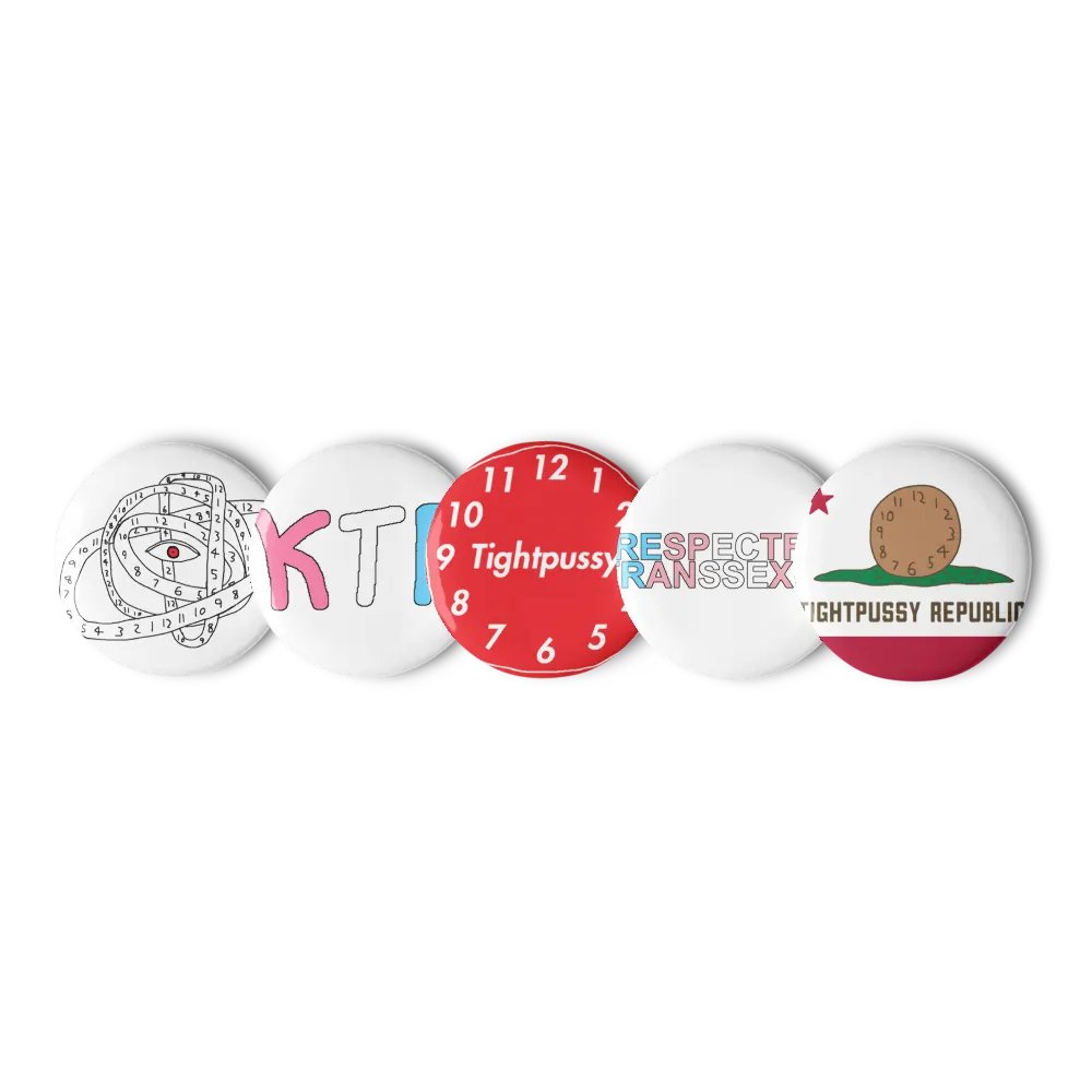 Clock Pin Set of Five product image (4)