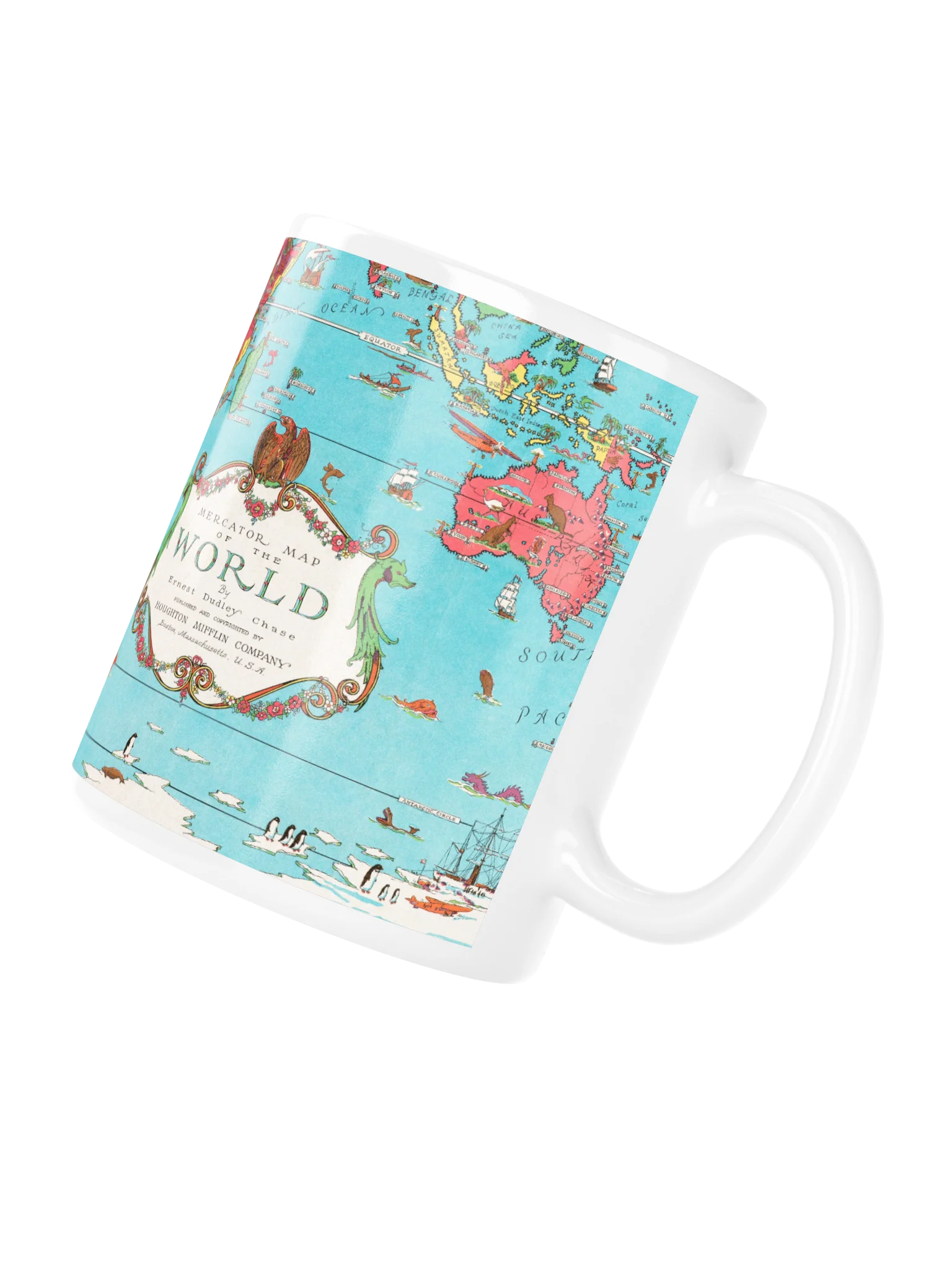 A Mercator Map World Mug product image (4)
