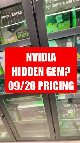 NVIDIA HIDDEN GEM?! #microcenter #pcgaming