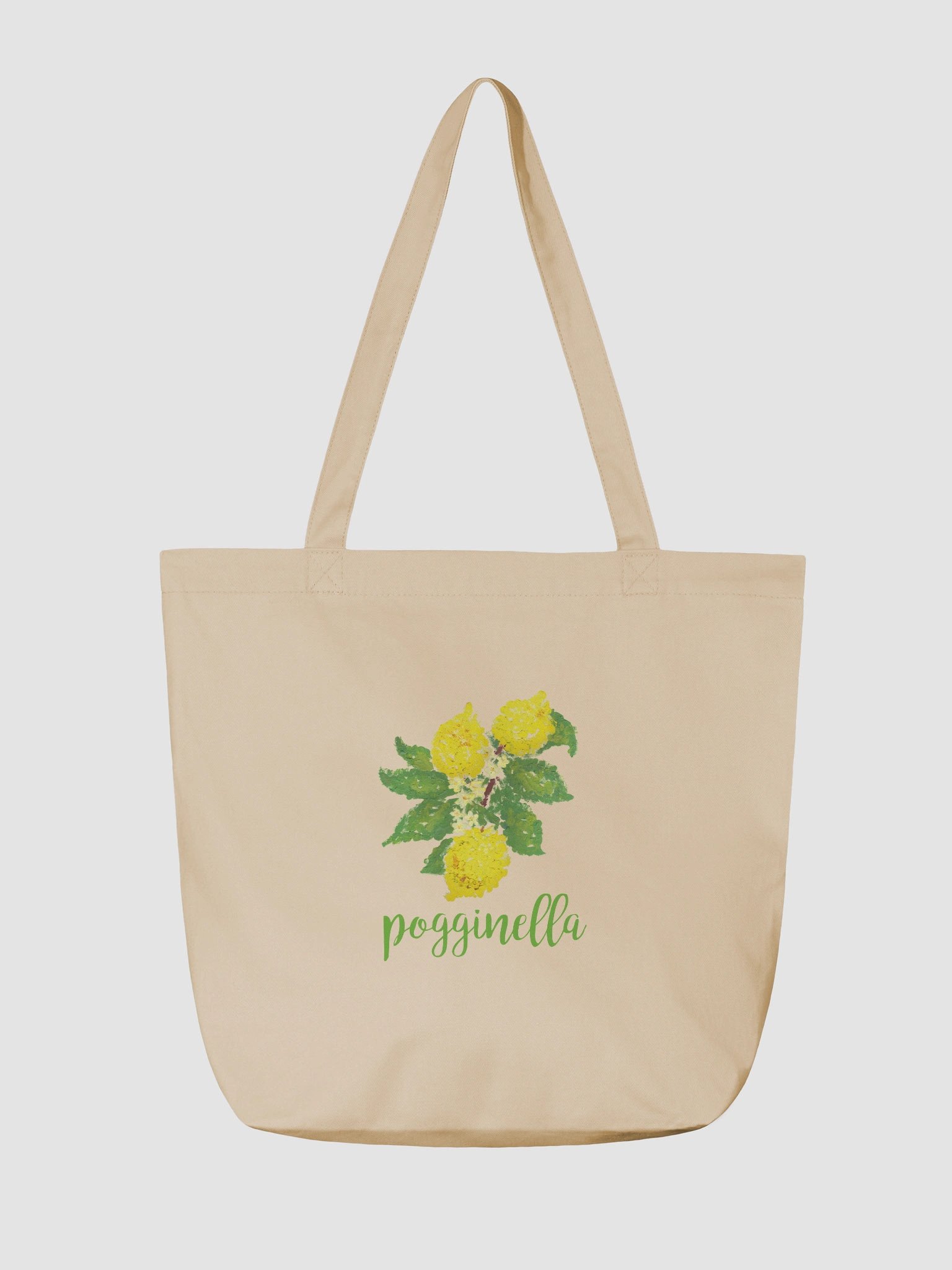 Lemon Pogginella Green Eco Tote Bag product image (2)