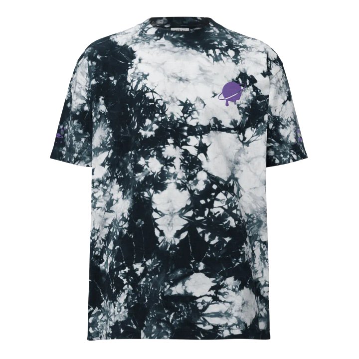 MBK Logo B&W Tie-Dye w/ Purple Embroidery Shirt product image (1)