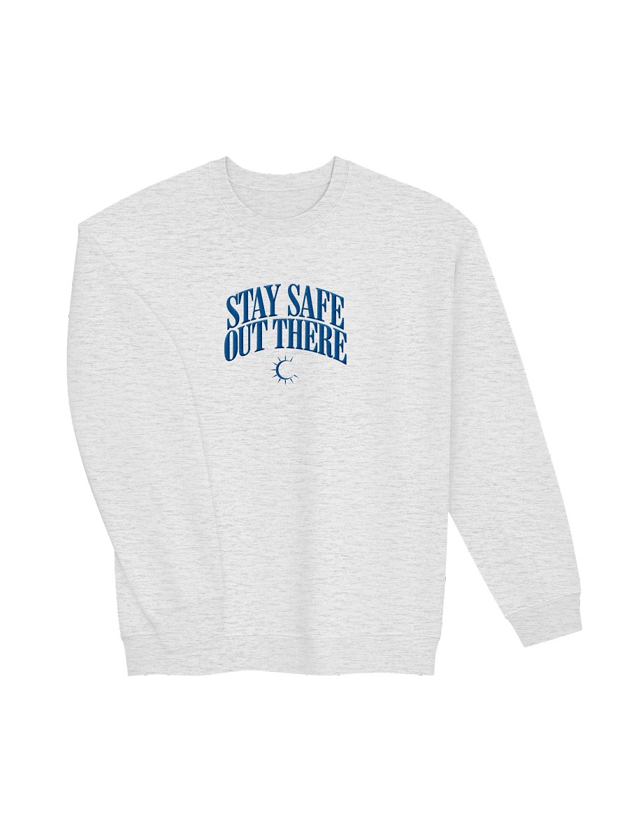 Stay Safe Embroidered Crewneck product image (9)