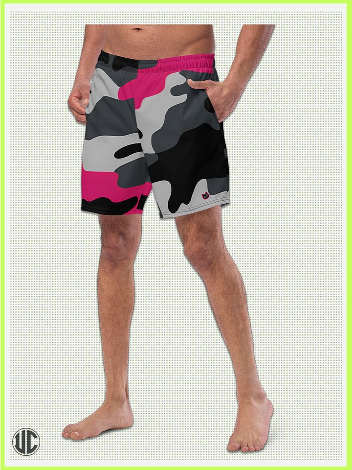 Savage Pink Camo - Men’s Swim Trunks product image (1)