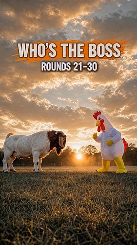 Who’s the boss: Rounds 21-30. #sogachaos #whostheboss #sogachaos #goatlife #compilation