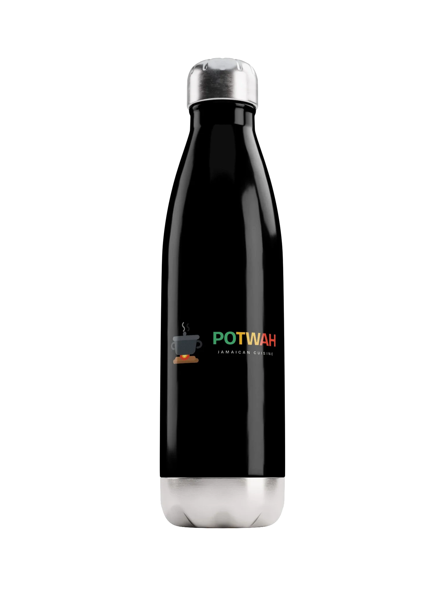 Potwah Water Bottle — Potwah Jamaican Cuisine merchandise