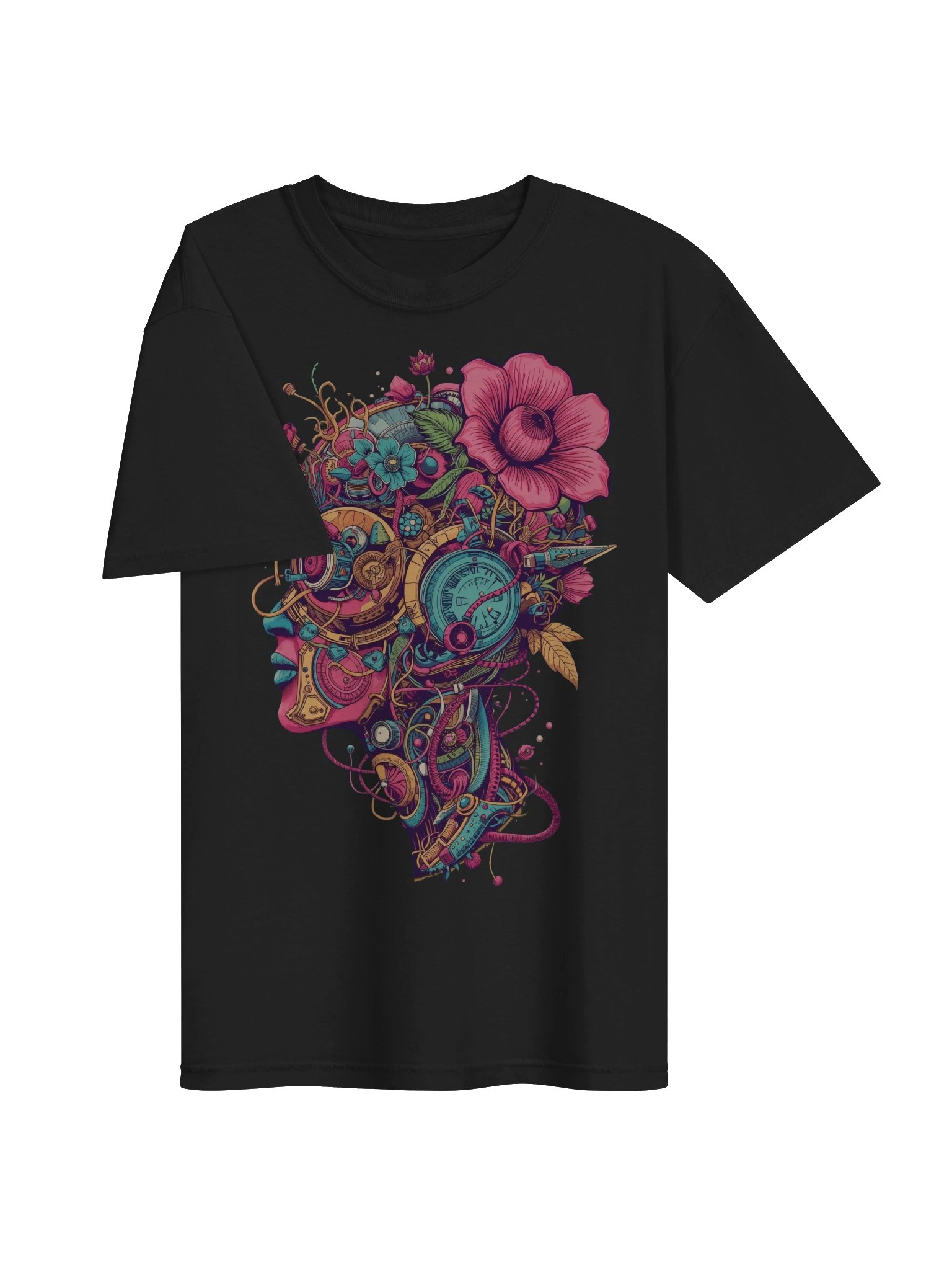 Floral Mechanized Face Heavyweight Tee product image (6)