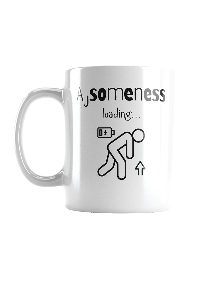 AuDHD Loading White Mug product image (1)