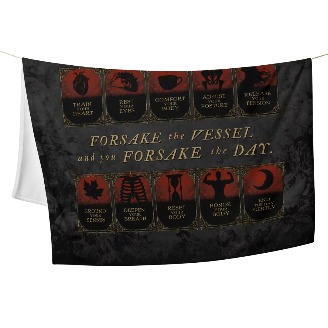 How to Sustain the Mortal Vessel Daily Quest Throw Blanket (50x60) product image (1)