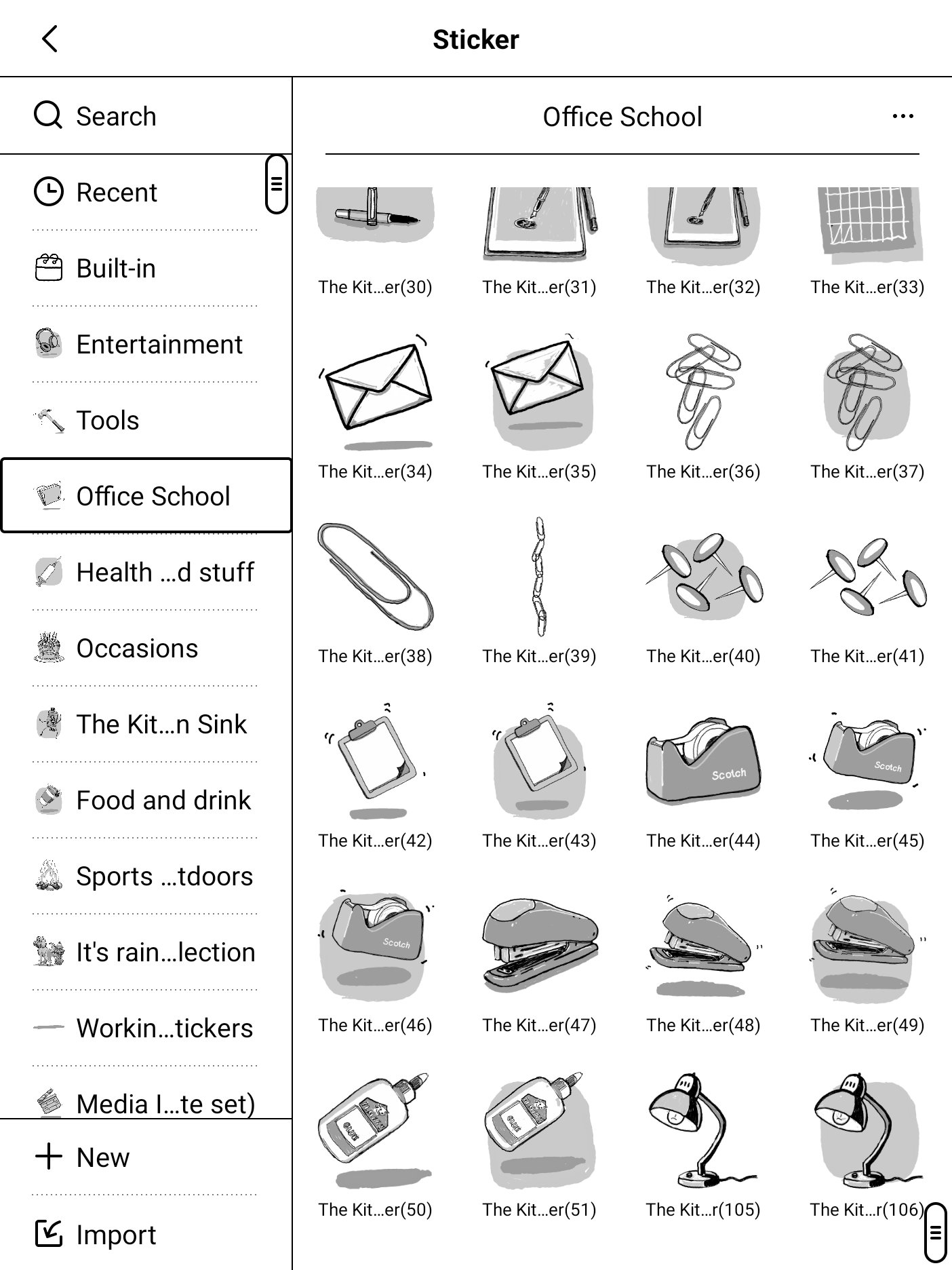 The Office and School Supernote Sticker set product image (3)