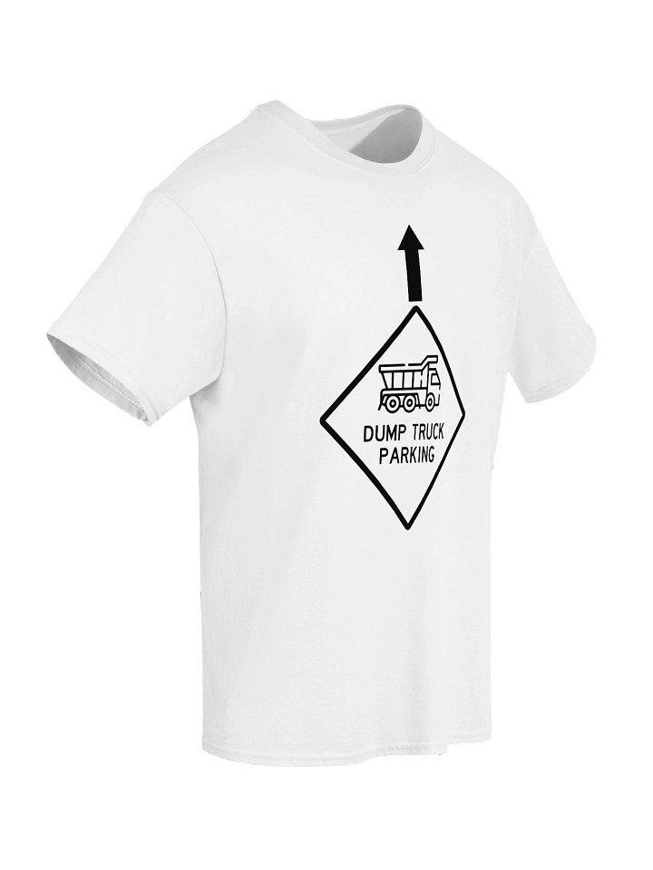 Dump Truck Parking White Tee product image (2)