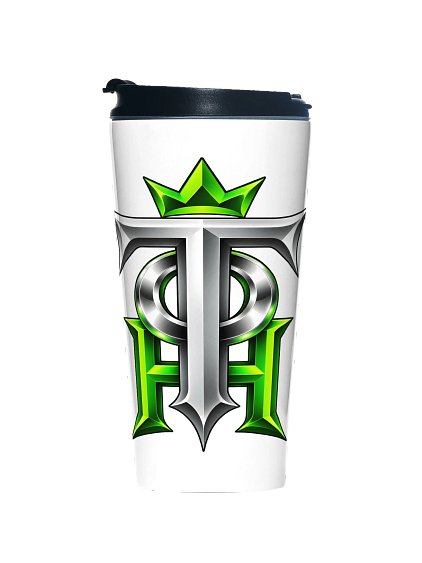 Truth Over Hype — Crown Logo Travel Mug official Monster Review merchandise