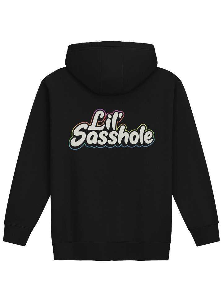 "Lil' Sasshole" Pride Hoodie product image (2)