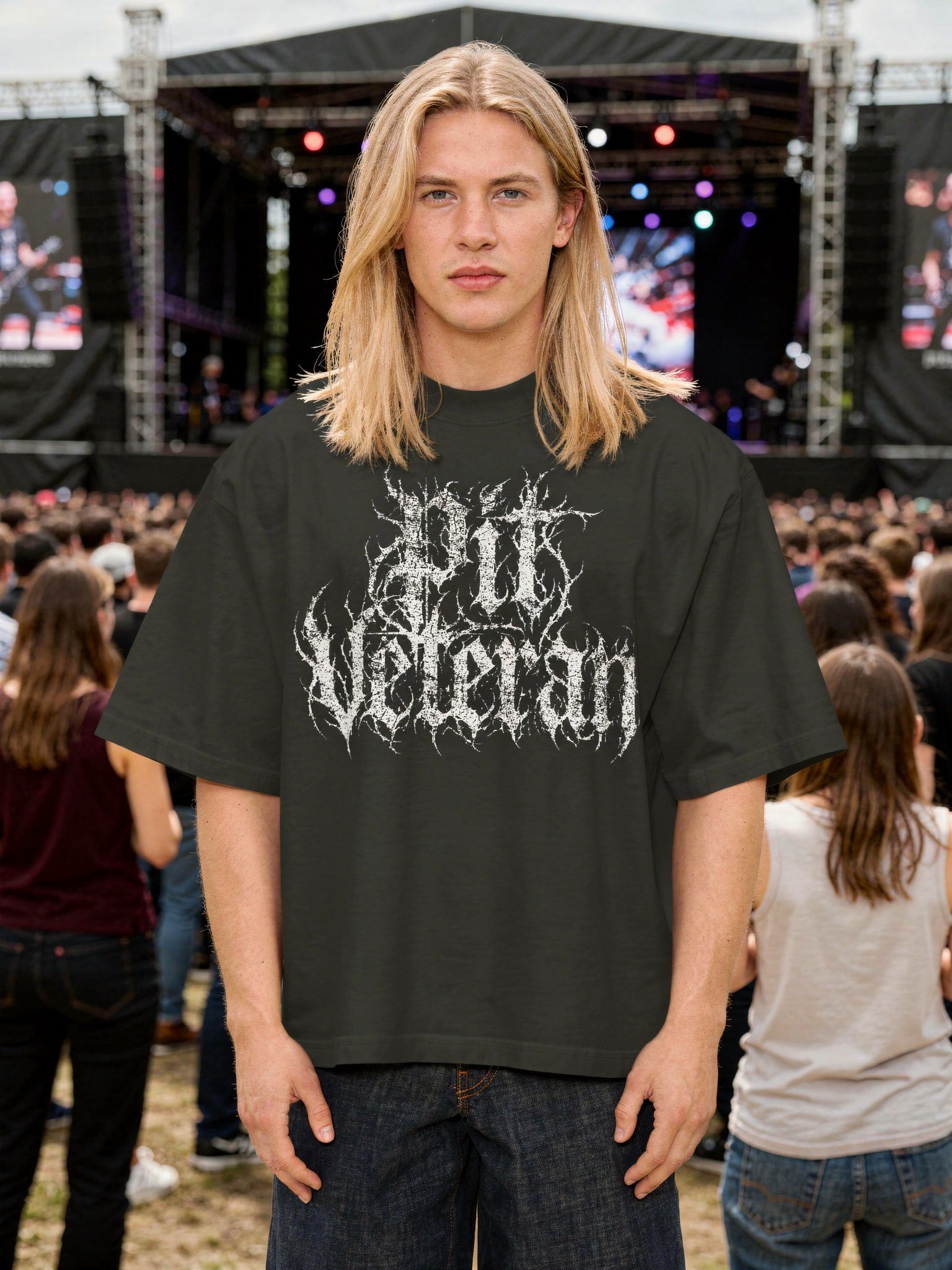 PIT VETERAN — Heavyweight Metal T-Shirt product image (1)