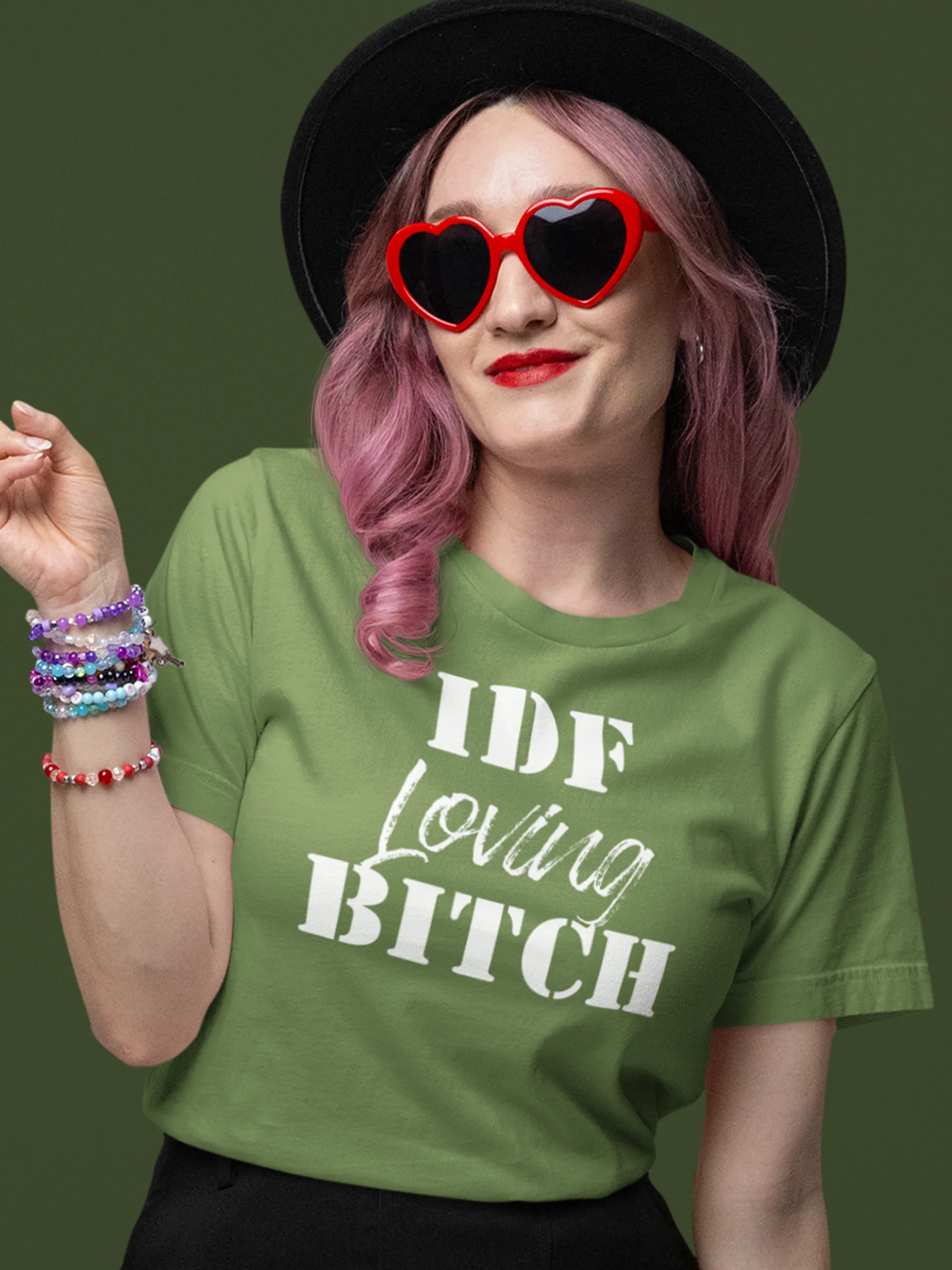 IDF Loving Bitch T-Shirt - Woman Fit product image (1)