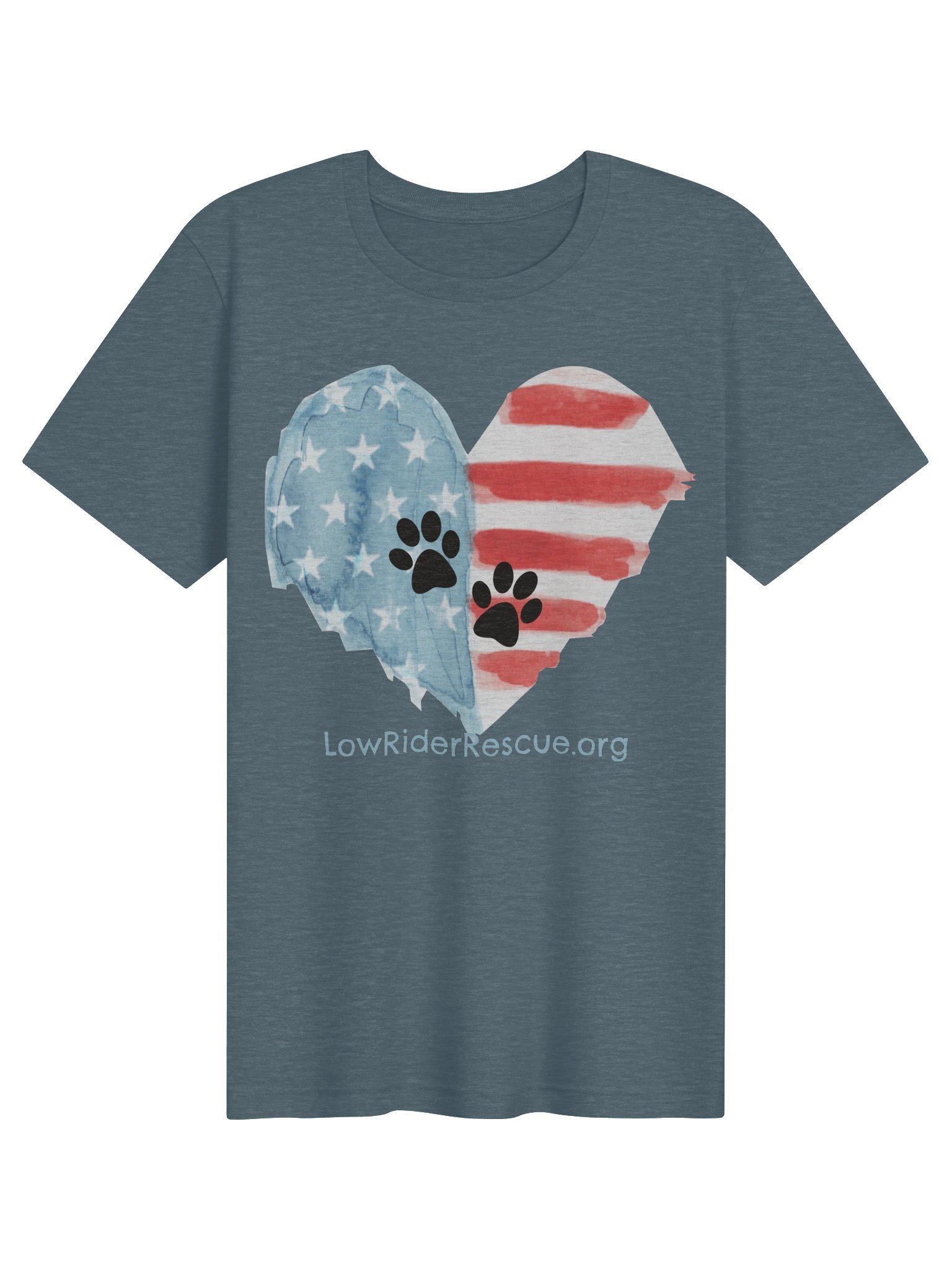 Patriotic Heart and Paws Tee product image (82)