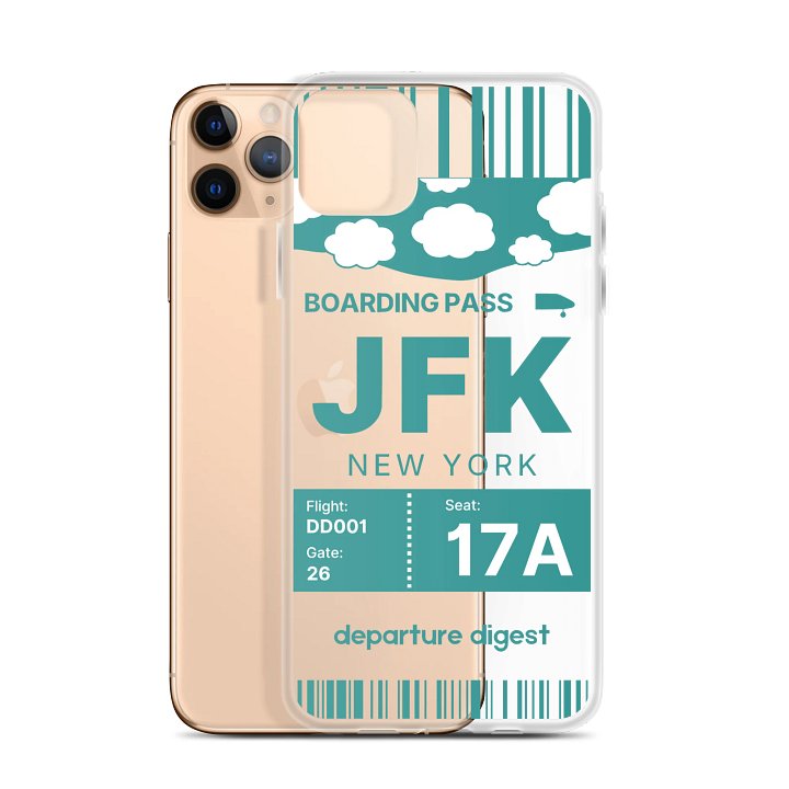 JFK: New York John F. Kennedy Boarding Pass Case (iPhone) product image (2)