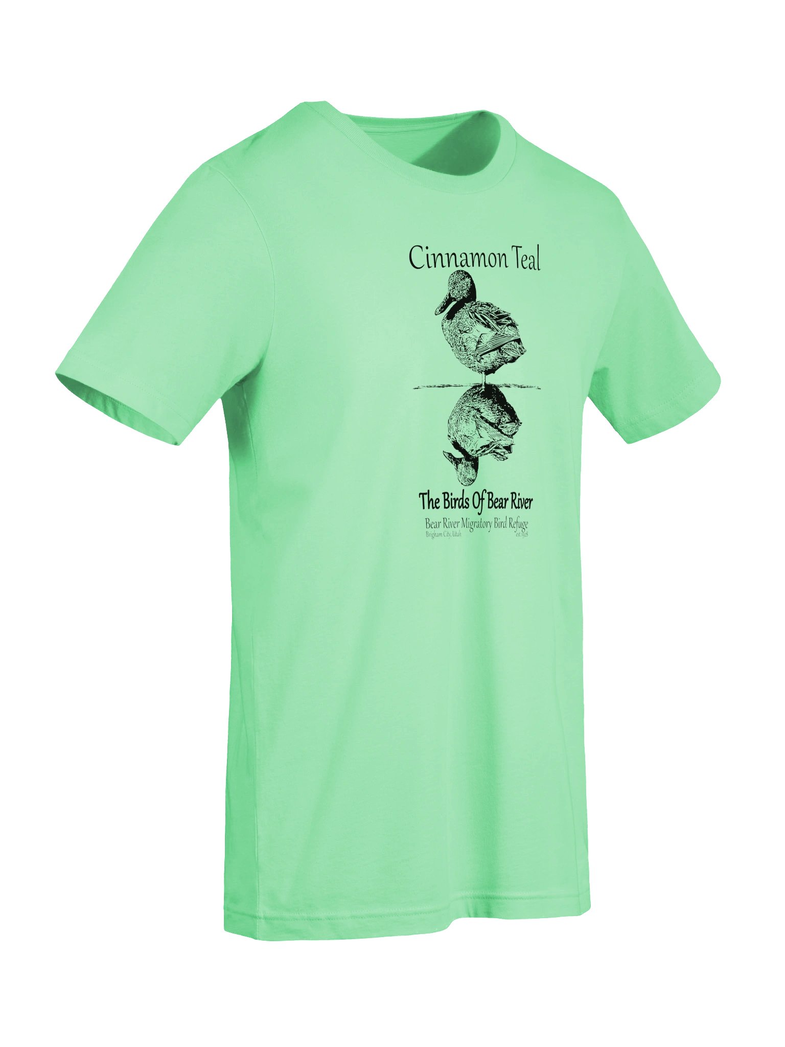 Birds of Bear River Cinnamon Teal Unisex T-shirt product image (133)