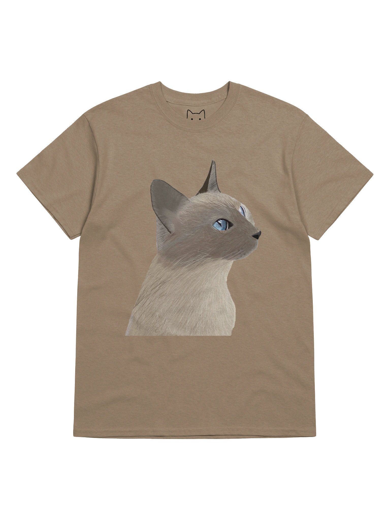 Sheila the Siamese Cat Art Sketch Boxy Fit Unisex T-Shirt product image (42)