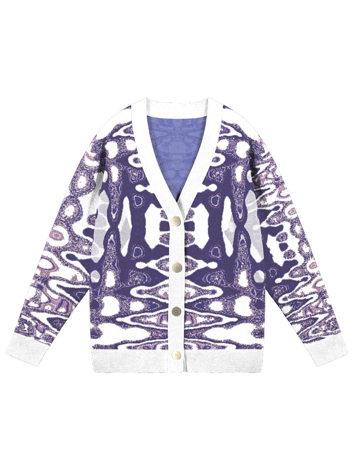 Violet Vortex | Knitted Cardigan product image (1)