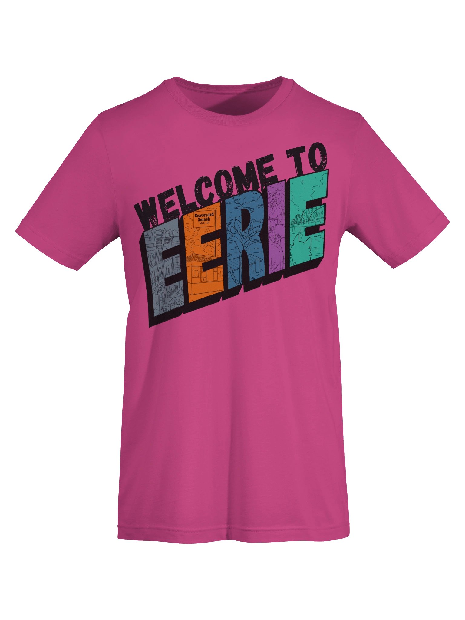 Welcome to Eerie T-Shirt product image (7)