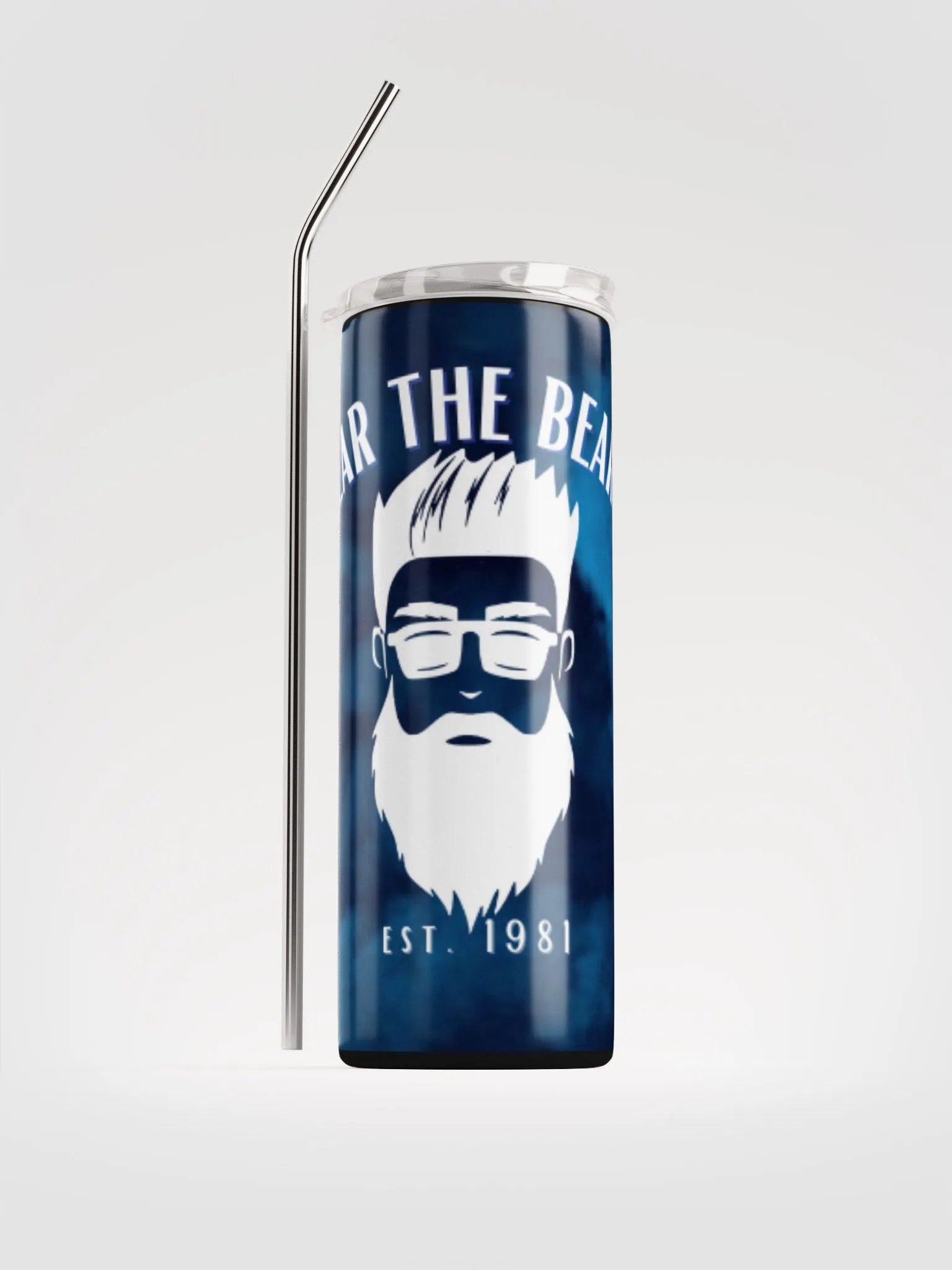 Fear the Beard Tumbler w/Straw product image (1)