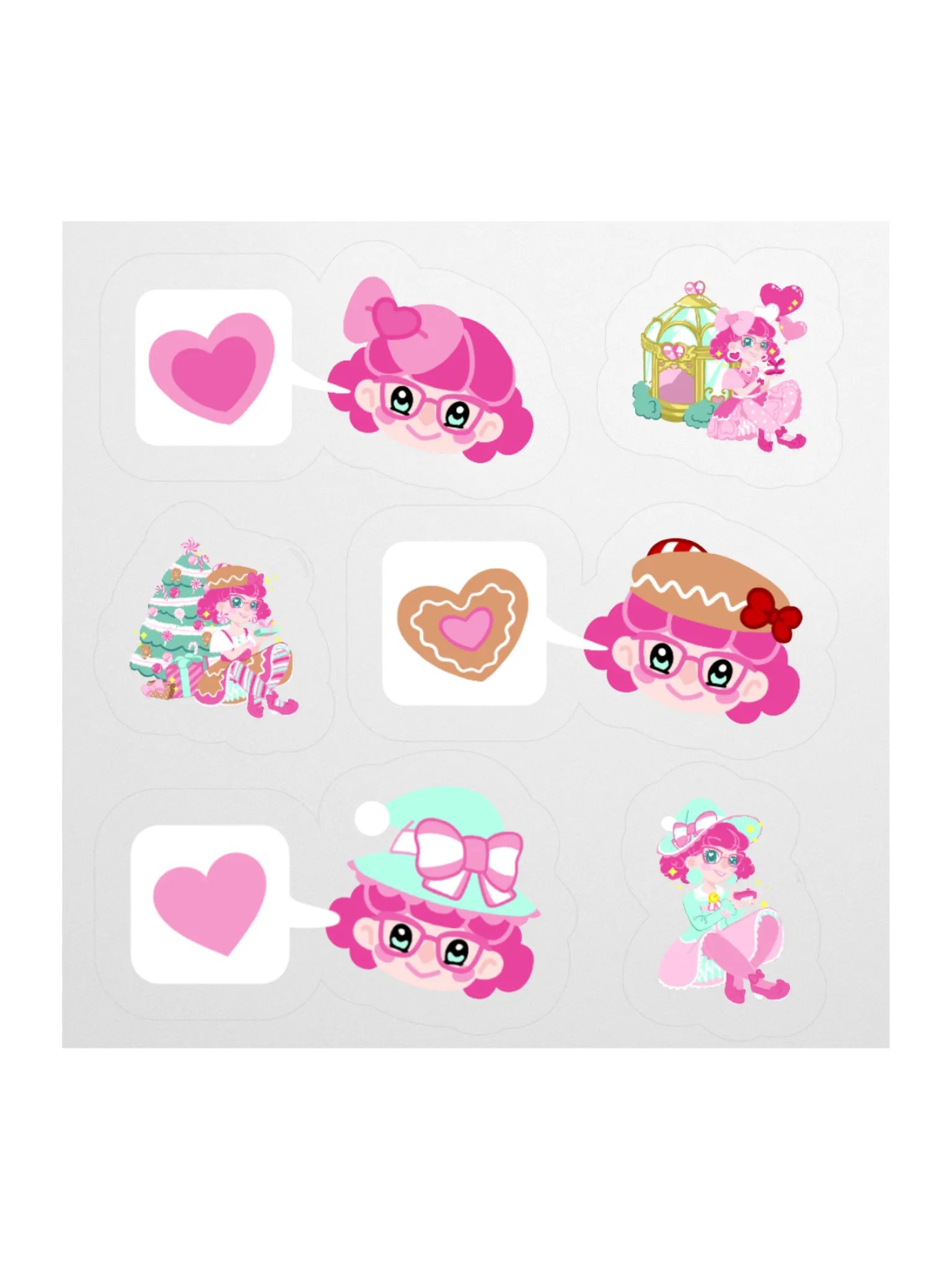 Chibi Fluff'isle Sticker Pack product image (1)