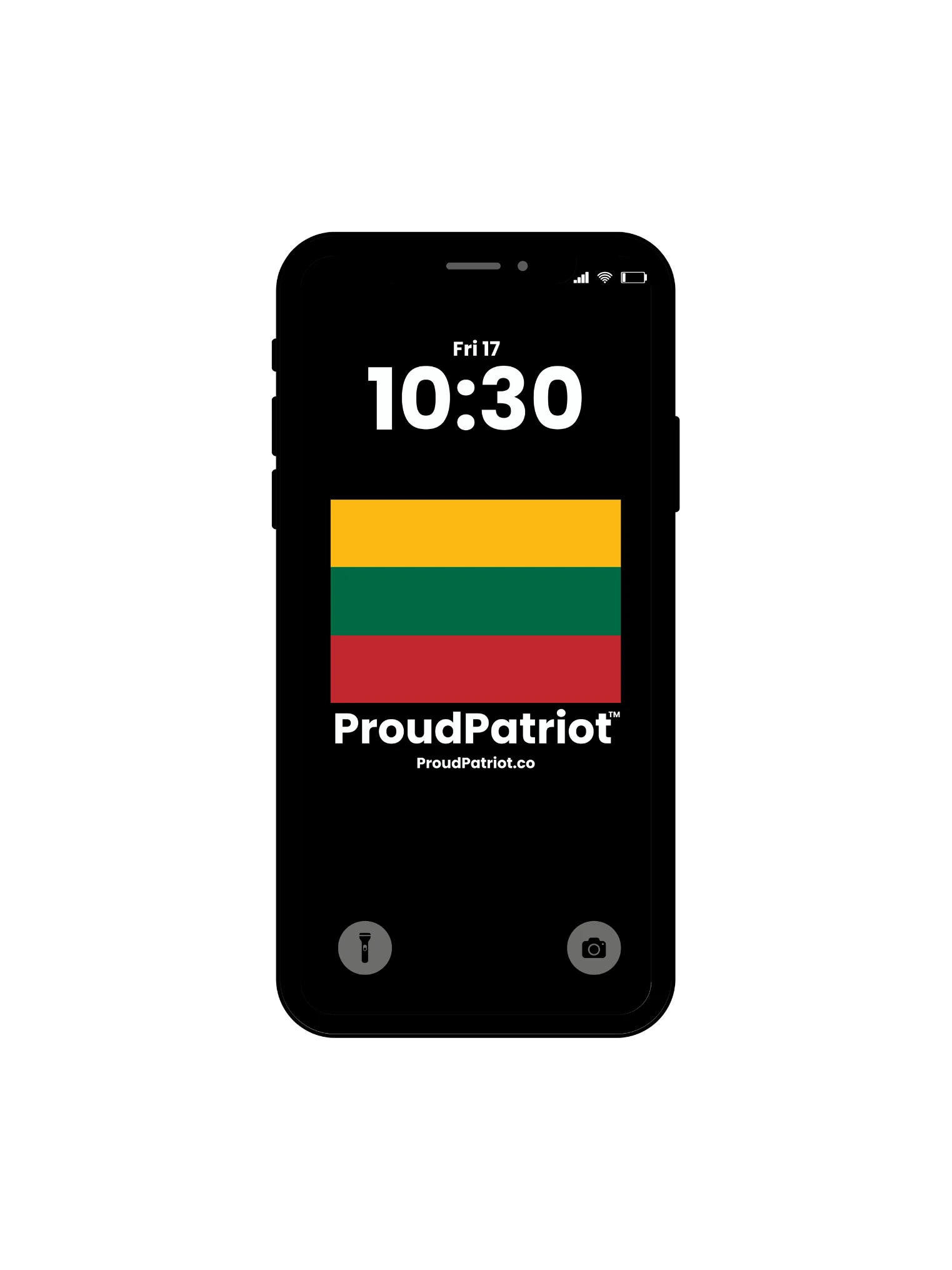 Lithuania Proud Screensaver Dark Mode product image (1)