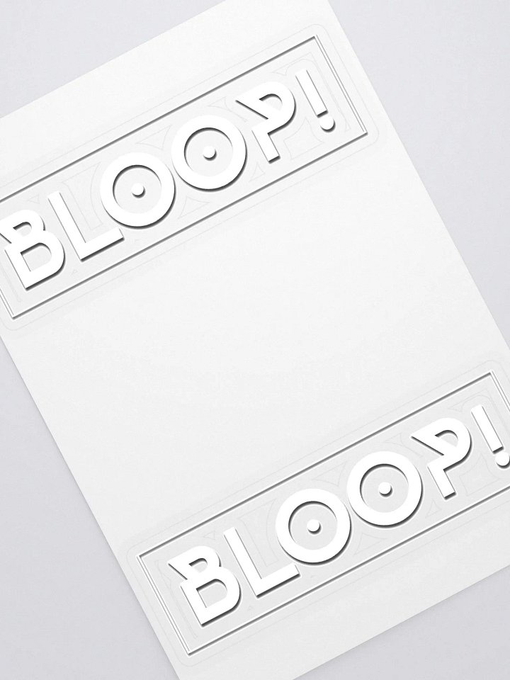 Bloop Stickers! product image (2)