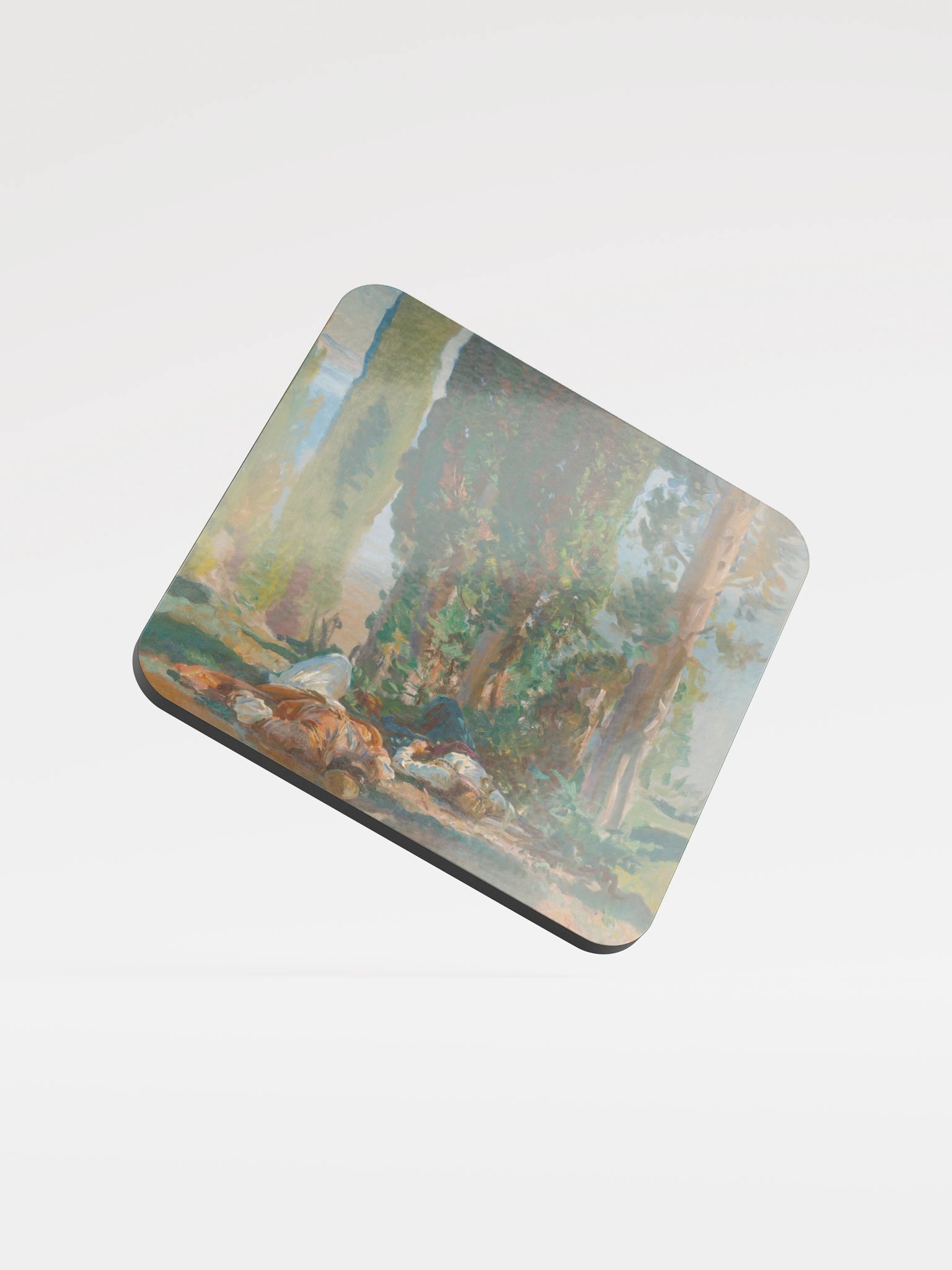 Under the Cypress Trees at Corfu Coaster product image (2)