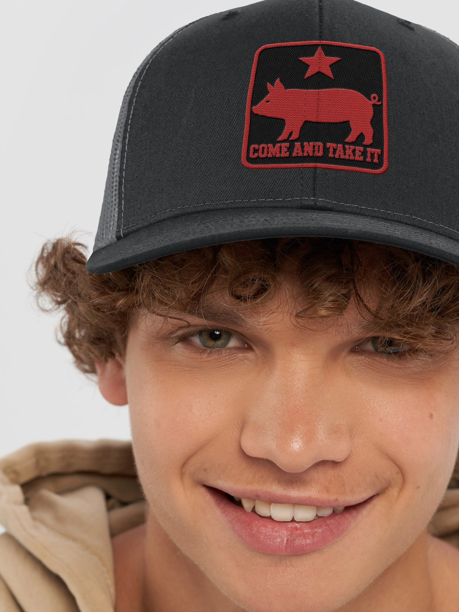 Gonzalez Flag Pig Hat (Red) product image (8)