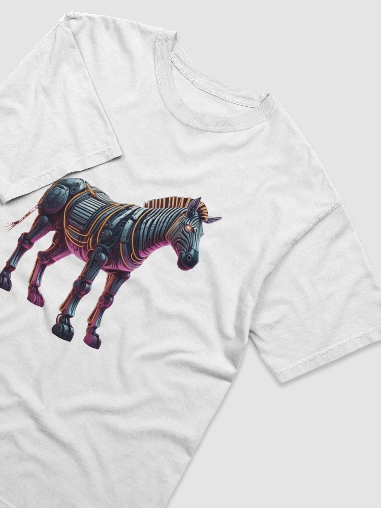 Zebra Robot T Shirt product image (38)