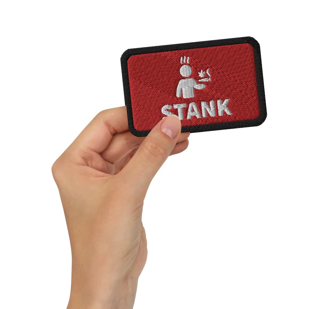STANK FARM [RED LABEL] Warning Patch product image (2)