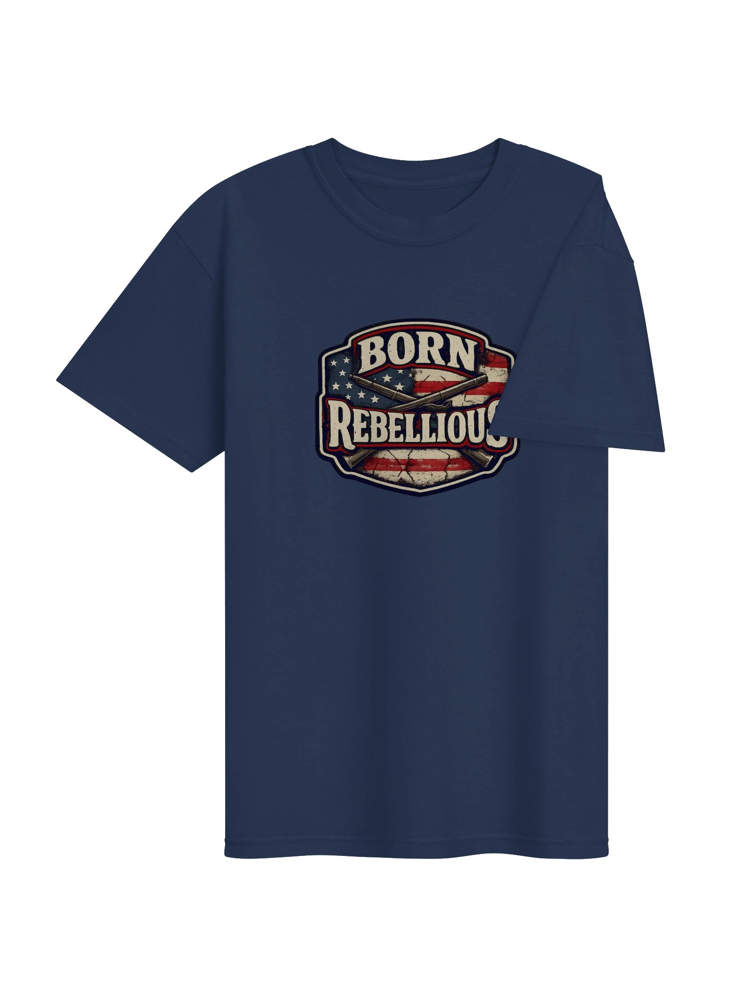 Born Rebellious - Crossed Rifles T-Shirt product image (35)